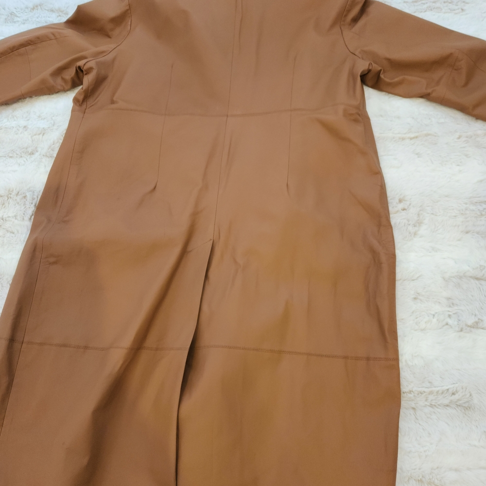 Newport News Tan Trench 48 Inch Coat In Excellent Condition. - Picture 12 of 16